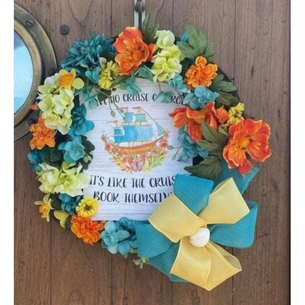Handmade Grapevine Cruise Wreath